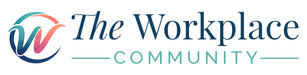 Logo of 'The Workplace Community' with a colorful 'W' design.